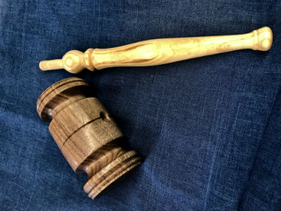 Woodturning a Threaded-Handle Ceremonial Gavel | Turning the Corner